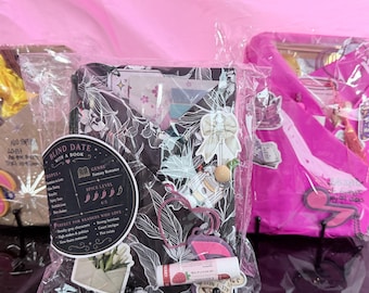 Blind Date with a Book — Surprise Spicy Romance Novel + NFC Playlist Keychain — Bookish Gift for Her, BookTok