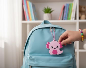 Axie Axolotl TapPet Sensory Jar | NFC Charm + Sensory Activity | Daily Jokes & Missions Gift