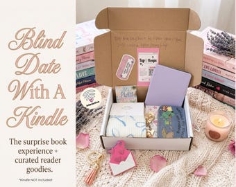 Blind Date with a Kindle Book Mystery eBook Picked Just for You + Tap-to-Unlock TapKeeps Keychain | Digital Reader Gift, BookTok Box (USA)
