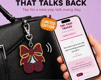Cherry Ghost Face NFC Bag Charm Halloween Limited Edition Interactive Spooky Screaming Face Keychain Backpack Accessory