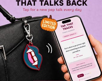 Vampire Lips NFC Bag Charm Halloween Limited Edition Interactive Fangs Keychain Backpack Accessory