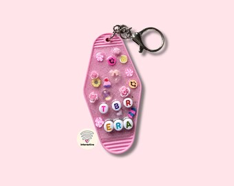 TapKeeps™ "TBR Era" Keychain — Daily That Girl Motivation — One of a Kind Handmade Retro Hotel Bookish Gift