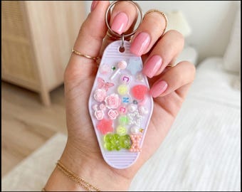 Cancer NFC Keychain — Tap Into Today's Energy — One of a Kind Handmade Retro Hotel Keychain Daily Witchy Wisdom Zodiac Gift