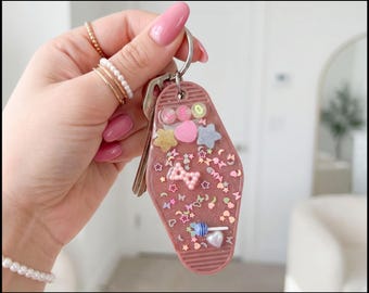 Leo NFC Keychain — Tap Into Today's Energy — One of a Kind Handmade Retro Hotel Keychain Daily Witchy Wisdom Zodiac Gift