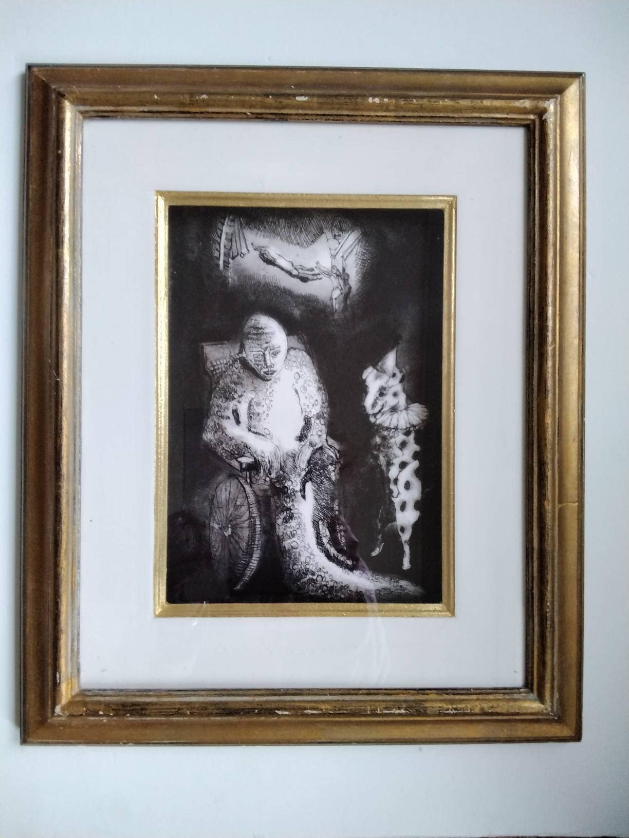 Freak Show Art, Dark Art, Circus Print, Monochrome Wall Art