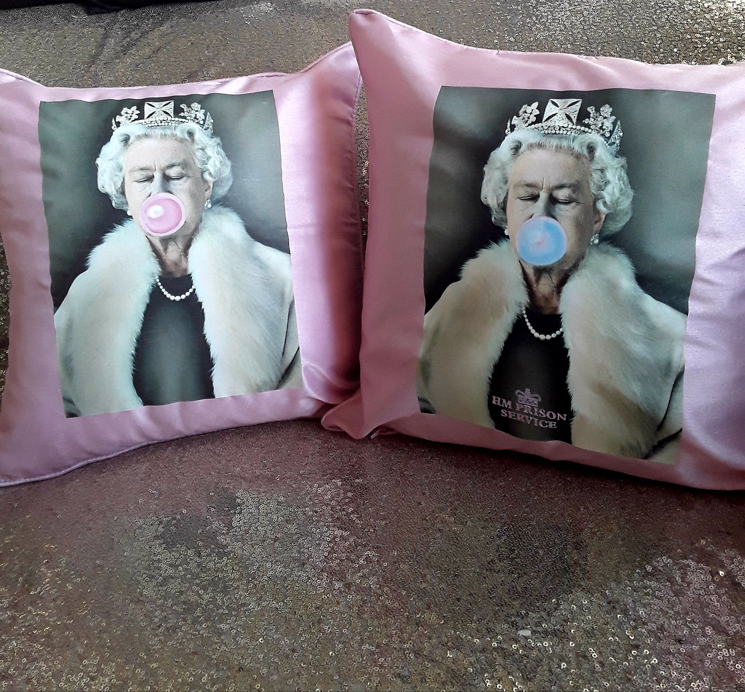 Queen elizabeth cushion cover queen elizabeth ll Etsy