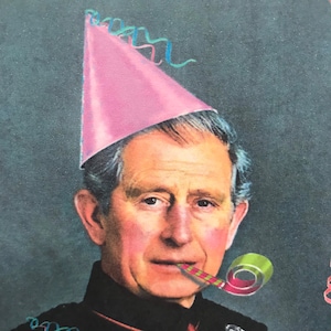 Carte du roi Charles, couronnement des rois, roi Charles iii, portrait du roi d'Angleterre, famille royale britannique, cartes du roi Charles, humour britannique,