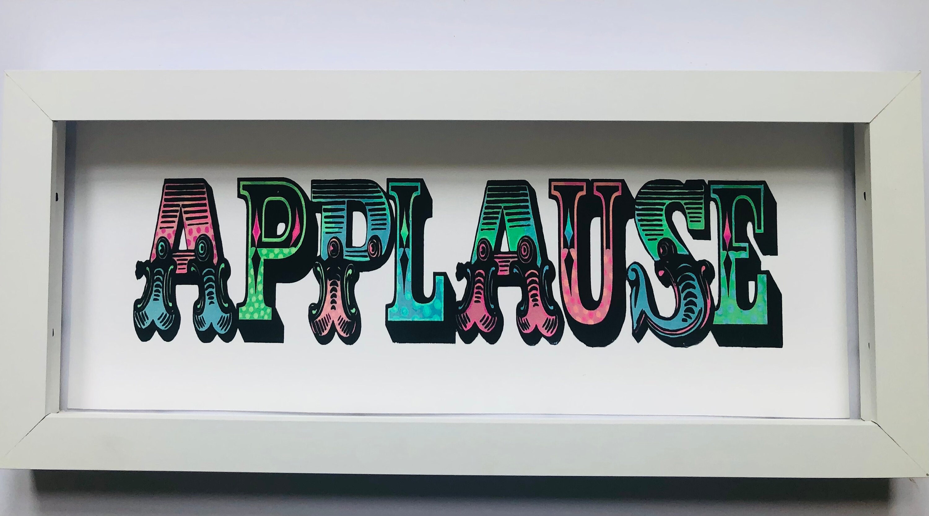 Applause Sign, Circus Sign, Adult Print, Encouragement Art, Bar Sign ...