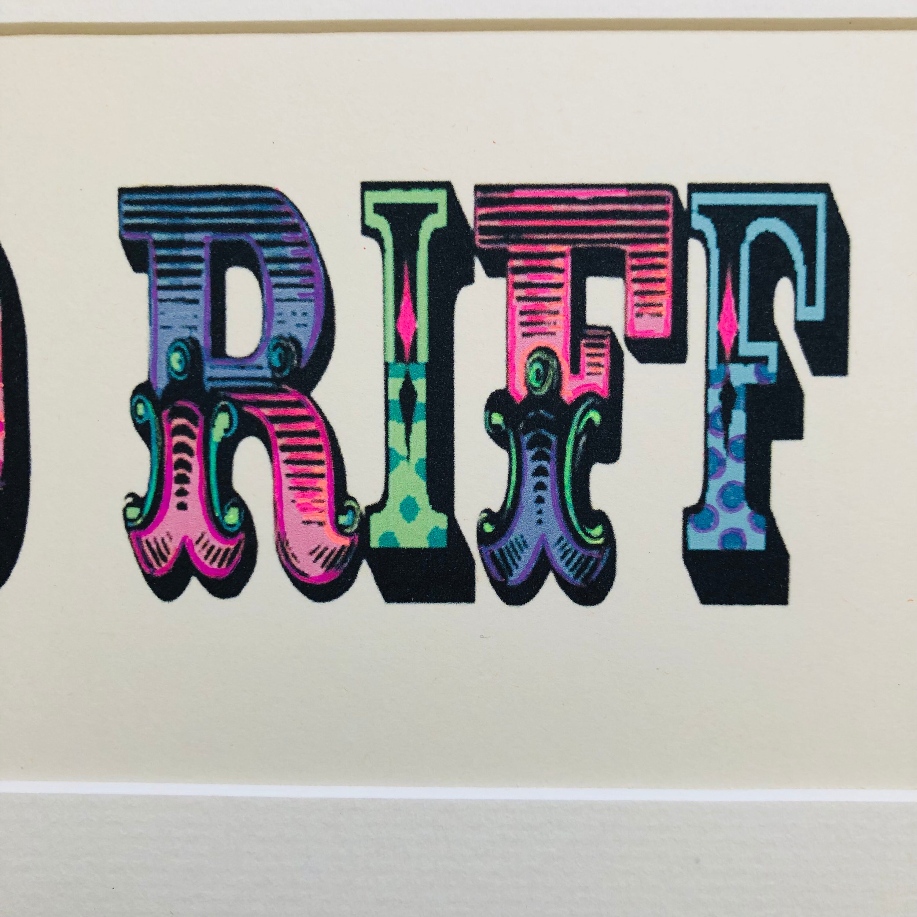 No Riff Raff Print NO RIFF RAFF Hand Coloured and Signed Print, Fun Entrance Hall Wall Art ...