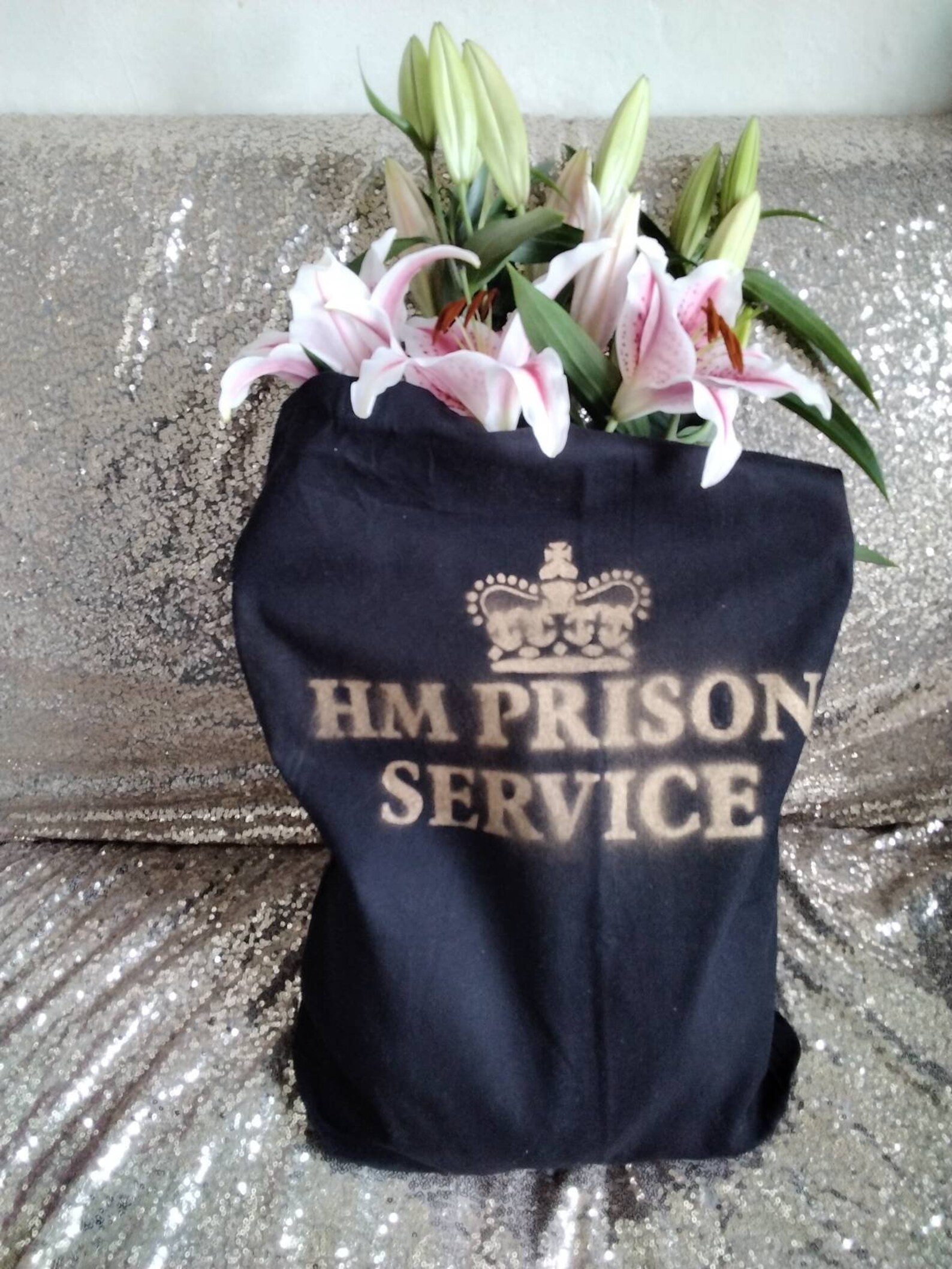 Funny tote bag hm prison service bag heavy duty prison bag Etsy