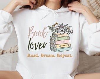 Suéter Buchliebhaber, Geschenk Buchliebhaber, Sudadera con capucha Booklover, Geschenkidee Buchliebhaber, Sudadera Bookish, Camisa Book Lovers Club