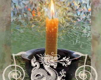 Reiki Charged Candles: Dragon Fire Reiki Infused