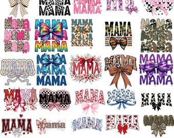 Trendy Mama PNG Bundle | Mother's Day Sublimation Designs (Digital Download)