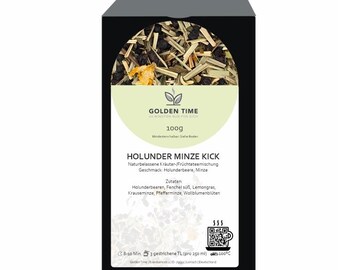 Infusión de flor de saúco y menta | con flor de saúco y menta | 100 g