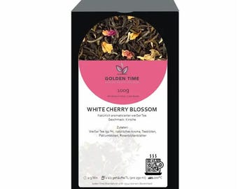 Té Blanco Flor de Cerezo Blanco | Flores de Cerezo y Rosas | 100 g