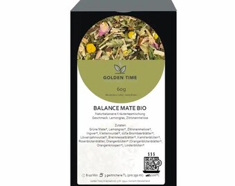 Infusión de Mate Balance Orgánico | Mate y Hierbas | 60 g