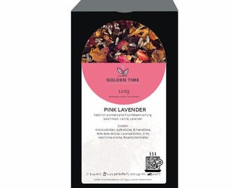 Té de Lavanda Rosa | Hibisco, Manzana y Lavanda | 120 g