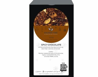 Té Rooibos Chocolate Especiado | Cacao, canela y jengibre | 120 g