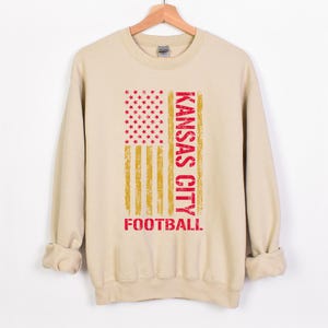 Kansas City Football Crewneck Sweatshirt, Kansas City Sweater, Sport Shirt image 8