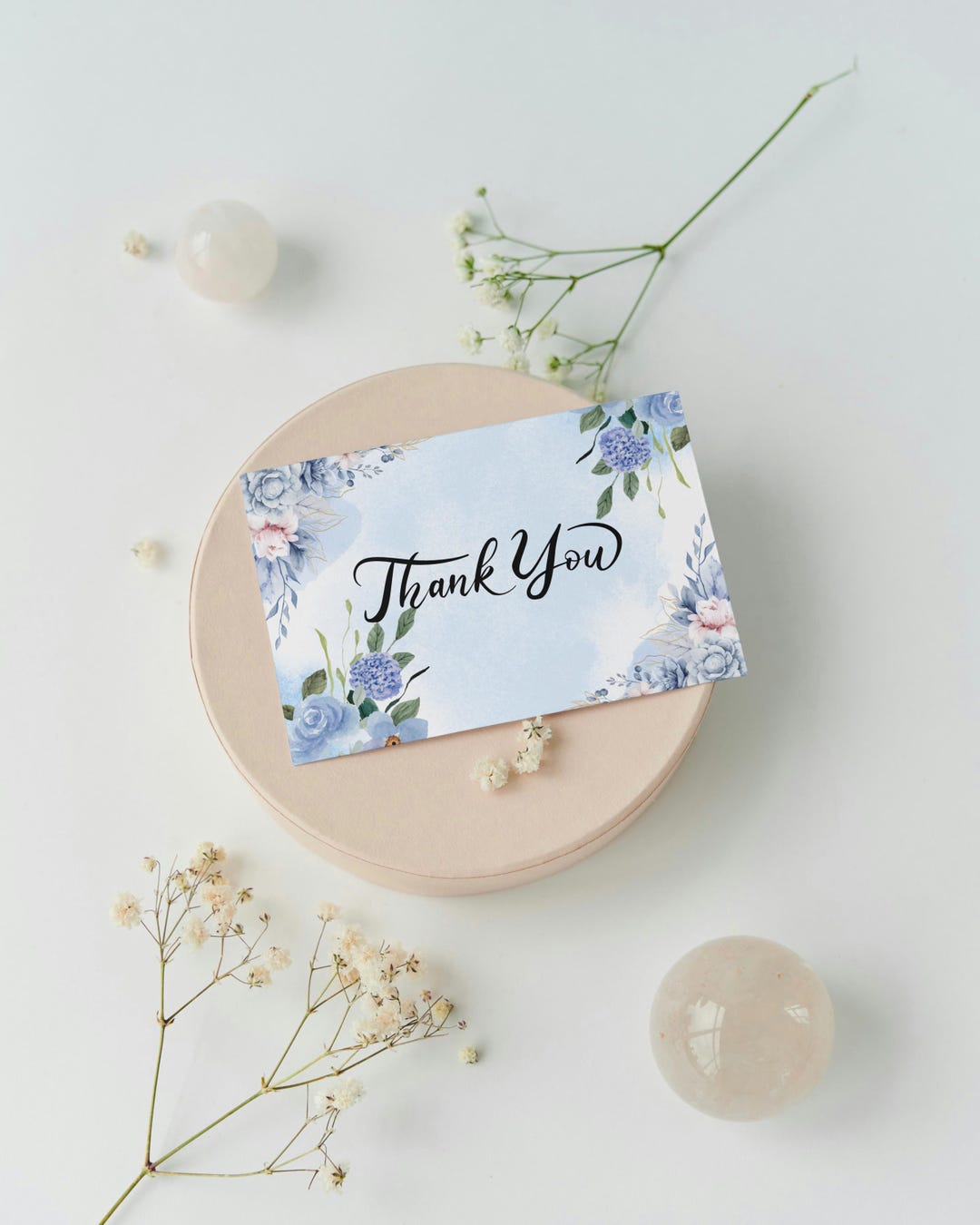 Editable Thank You Card Template | Canva Instant Download - Etsy