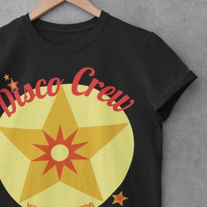 Disco Crew T-shirt | Retro Star 70-talsdansgrafik