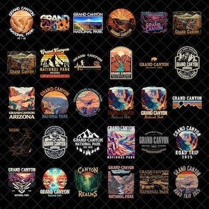 Png, Arizona cadeaux Parc national du Grand Canyon, ensemble Grand Canyon, décoration sur le thème du parc national, modèles de chemise Grand Canyon, conception de POD Arizona