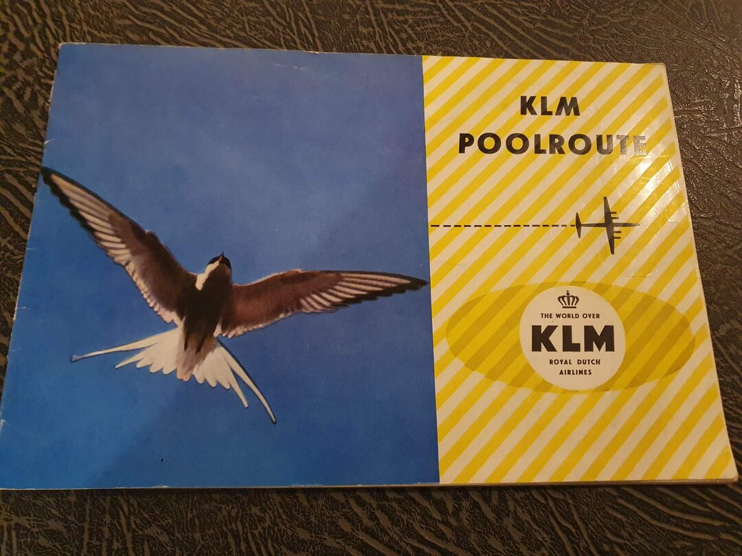 Routecollection Booklet KLM Polar Route Booklet With Attributes 1962 Very Rare Object Unique ...