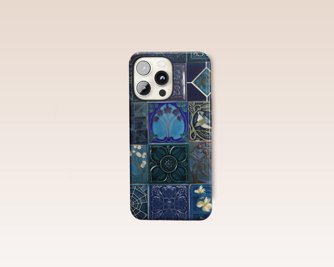 Azulejo Tile Tough Case Tiles Case for iPhone 17pro, 16, 15, 14, 13 12 ...