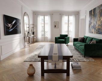 Solid Wood Dining Bench, Minimalist Scandinavian Hallway Furniture Seat
