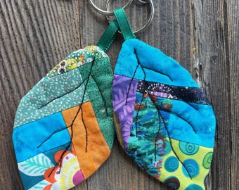 Two key fobs backpack bling key rings