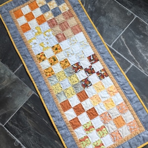 Summer fall table runner Quilted