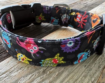 Dog collar Funny Monsters