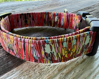 Cotton Dog Collar Flames
