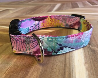 Dog Collar Coral Reef cotton