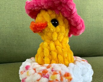 Rubber Duck and Floatie amigurumi crochet plushie