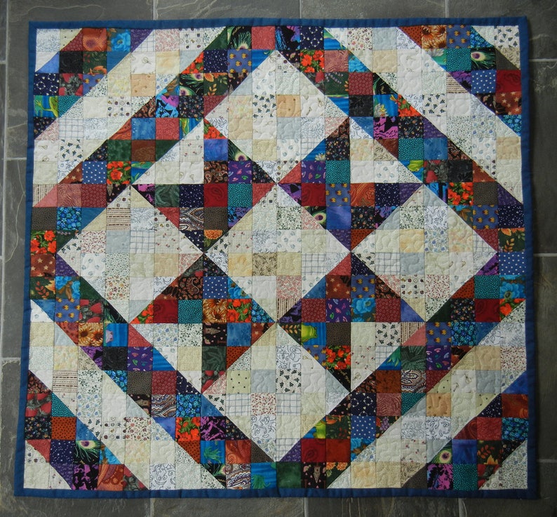 Quilted wall hanging STAR table topper Ready to ship