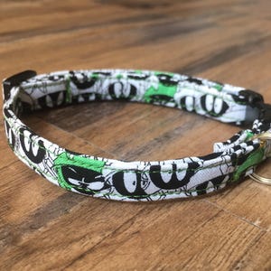 Cat collar Marvin the Martian soft cotton cat collar