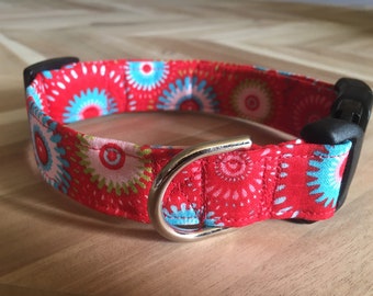 Dog Collar bright red