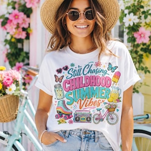 Childhood Summer PNG | Nostalgia PNG | Retro Vibes | 90s Graphics Tee | Born in the 1900's PNG | Vintage Summer Childhood Shirt Design