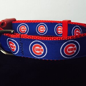 Dog collar . Chicago Cubs Inspired Dog Collar ... 1.0 image 4