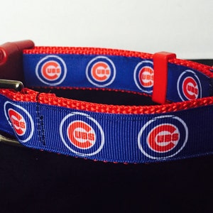 Dog collar . Chicago Cubs Inspired Dog Collar ... 1.0 image 2