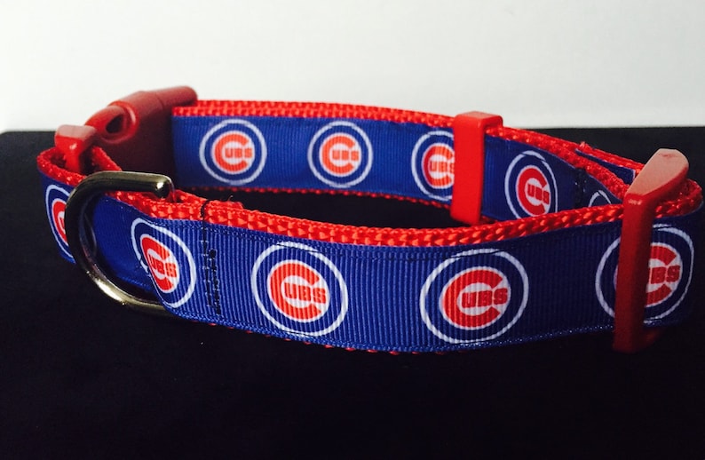 Dog collar . Chicago Cubs Inspired Dog Collar ... 1.0 image 2