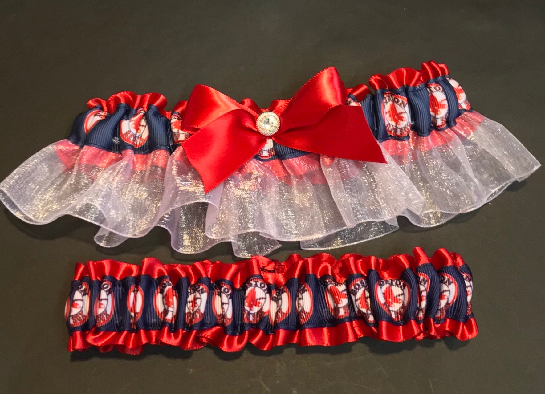 Red Sox Garter - Etsy Red Sox Garter - Etsy