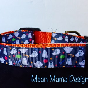Halloween dog Collar Ghost dog Collar