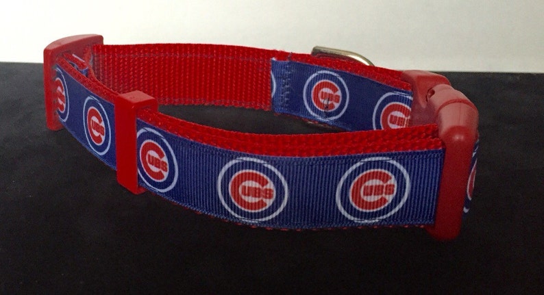 Dog collar . Chicago Cubs Inspired Dog Collar ... 1.0 image 5