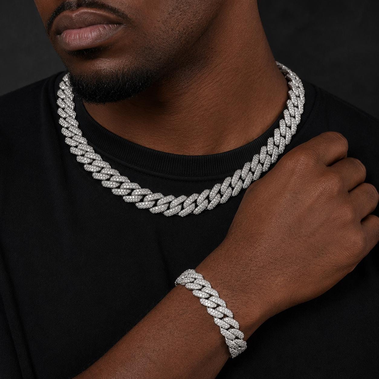 Iced out chain - Etsy 日本