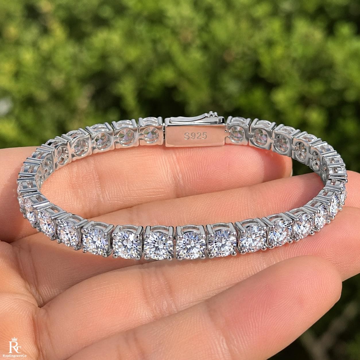 S925 Tennis Bracelet - Etsy
