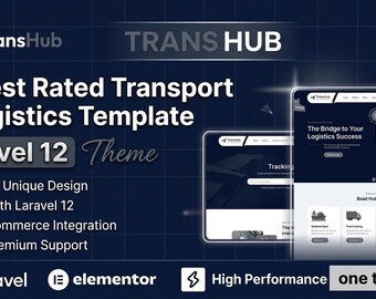 TransHub - Transport  Logistics Laravel 12 Theme | Cargo & Fleet Management