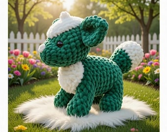 Kawaii Amigurumi Kitsune Ninetails Fox Pattern – Crochet Kyuubi Plush Inspired by Japanese Folklore