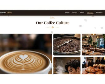 Barista & Café HTML Template | Professional Coffee Business Web Design